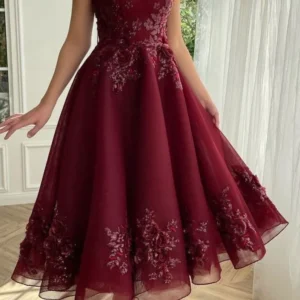  elegant simplicity dark red gown inspiration 